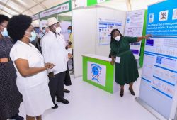 Science Week 2023 - President Museveni & First Lady Janet at Kololo for Science week EXPO - 10