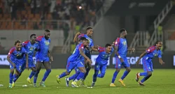 DRC players celebrating