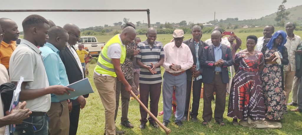 Launch of a drilling water project in Kizinga Ngoma SC Rushenyi county