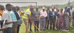 Launch of a drilling water project in Kizinga Ngoma SC Rushenyi county