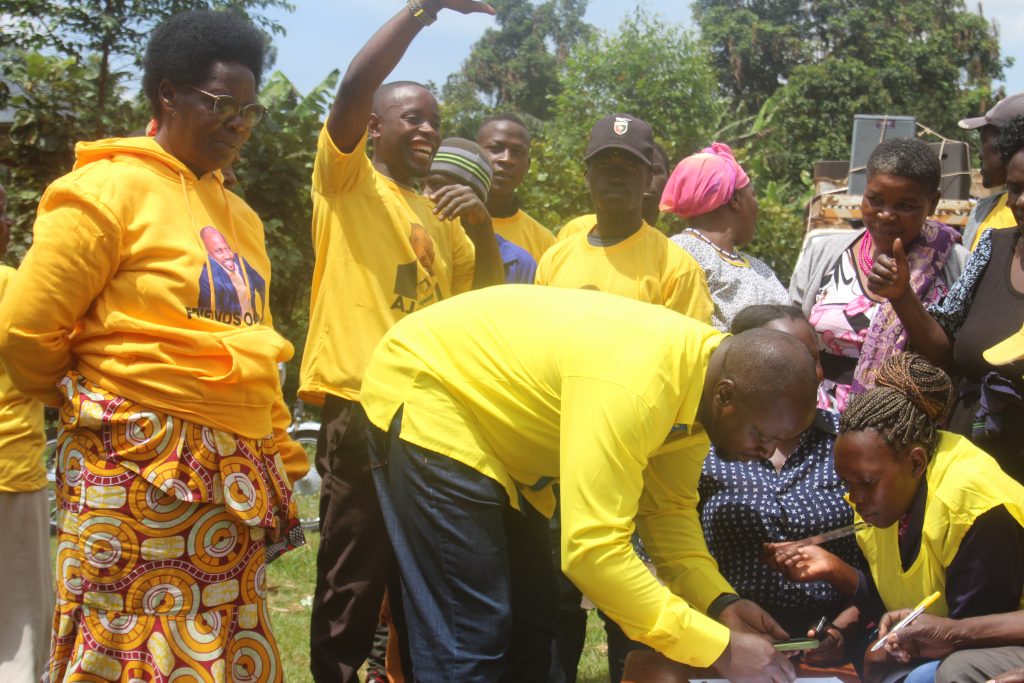 Ex Kabale Municipal Mp Baryayanga updates his names in the NRM Register