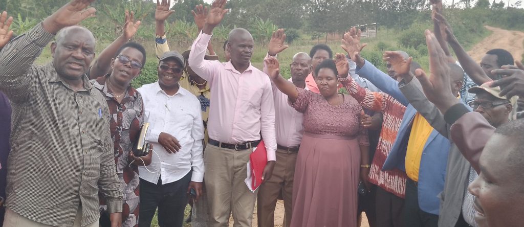 MPs Rwebyambu, Bataringaya, RDC, District Leaders and Locals during the Launch