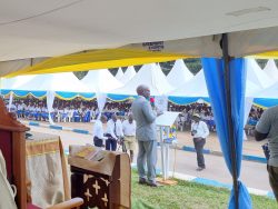EC Chairperson, Justice Byabakama Mugenyi Simon, delivered an inspiring keynote speech as part of the Electoral Commission's ongoing voter education outreach initiatives.