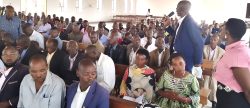LC one being trained by one of Local Government official in Rubare