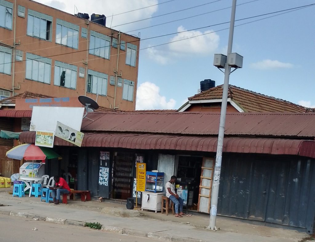 Some Kiosks opposite Human Rights Commission's offices