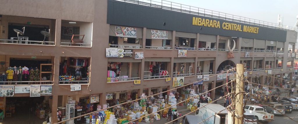 Front view of Mbarara Central market