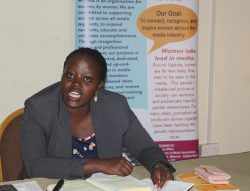 Praise Rukundo, the Legal and Protection Officer WOMA
