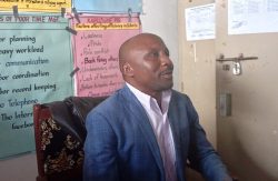 Denies Akatukunda, The head teacher of Karuzigye Primary School