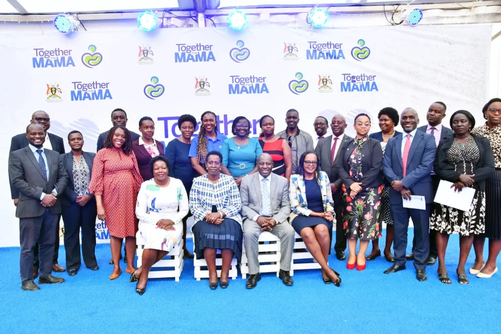 Different-Stakeholders-under-the-Corporate-Society-for-Safe-Motherhood-pose-for-a-photo-after-the-Together-for-Mama-launch-scaled