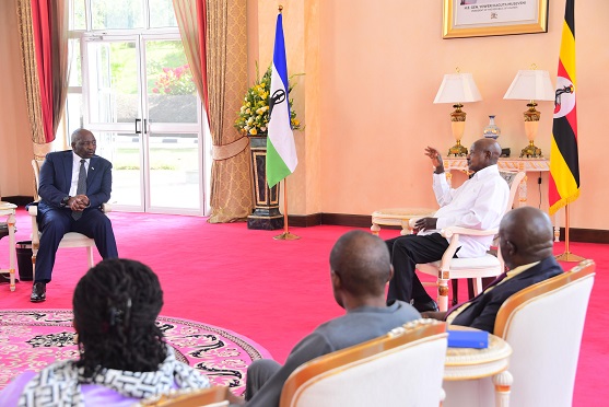 Museveni meets Lesotho PM4