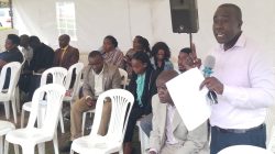Dr. Alfred Mugarura adressing the Councilors about outbreak of Mpox in Mbarara City