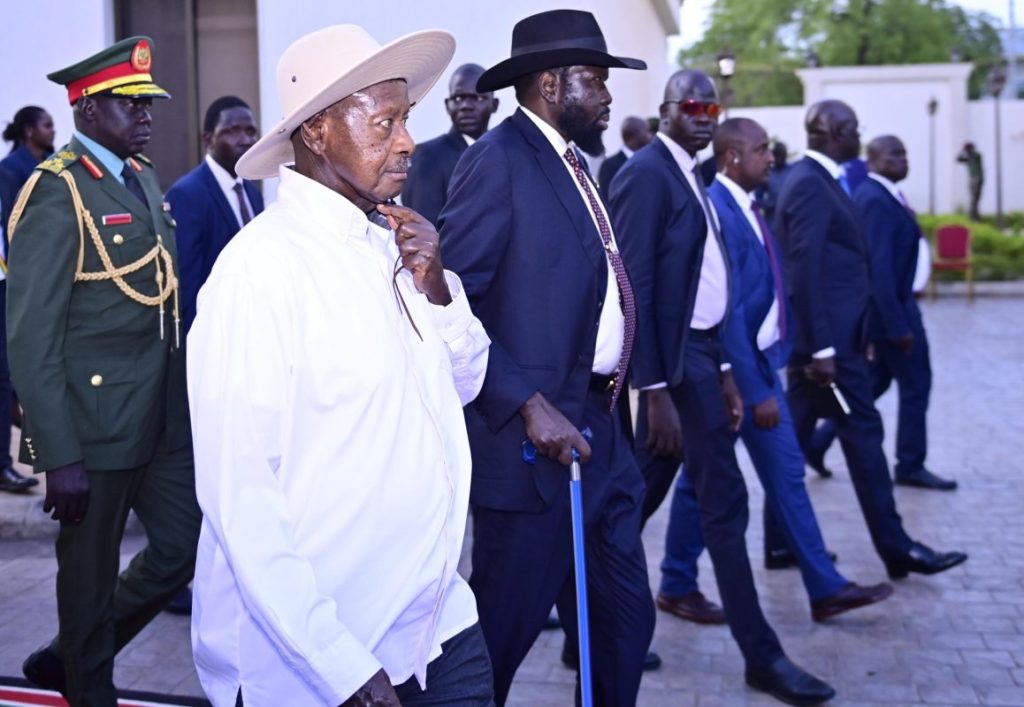 President Museveni in Juba , South Sudan at the Invitation of President Salva Kiir - Working Visit - 07