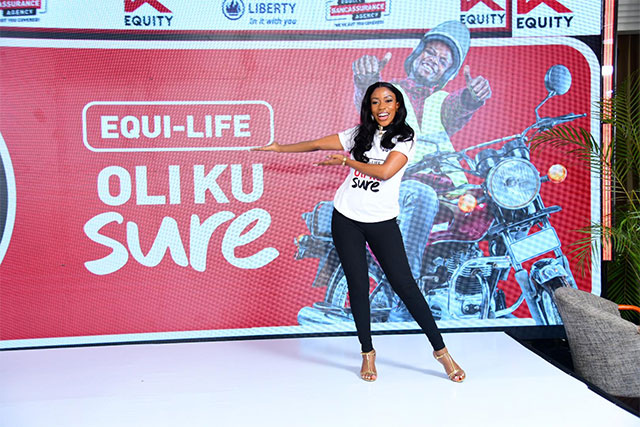 Rising music star Victoria Nakiyingi aka IamVinka is the brand face of Equi-life. This was at the launch of the product at Sheraton Hotel