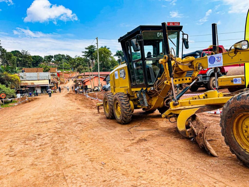 Dott Services road unit at the Kabaka Lake Road last week