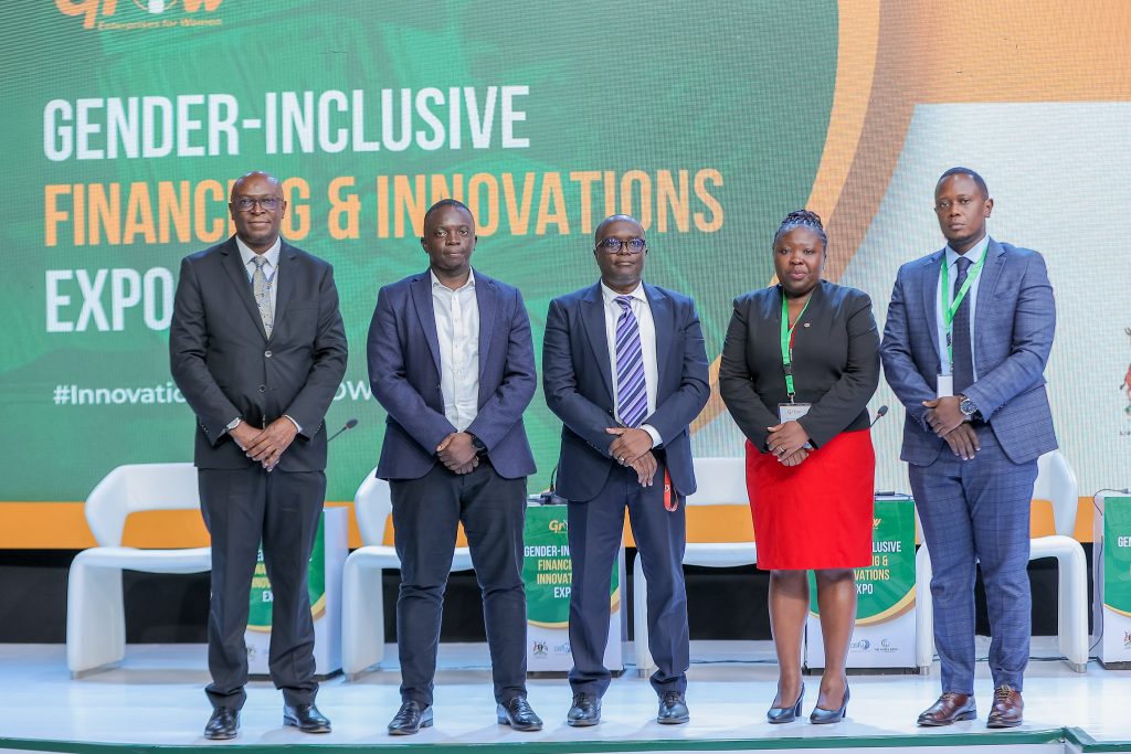 Robert Wanok (C), Head Distribution, at Equity Bank Uganda