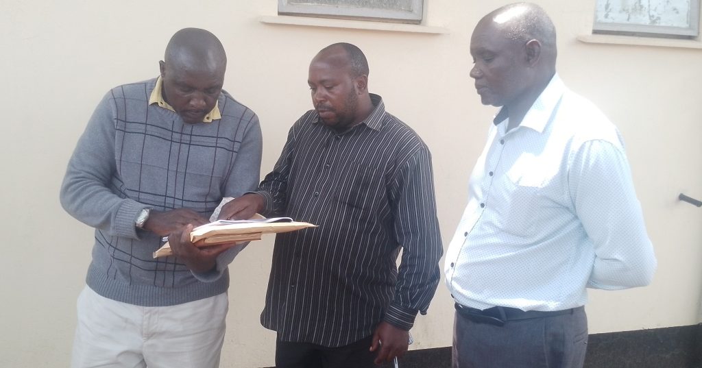 Executive Members Kakoba Matooke Daily Market Co-operative Society at Mbarara RCC's office (1)