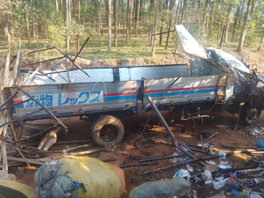The Fuso Lorry invloved in the accident