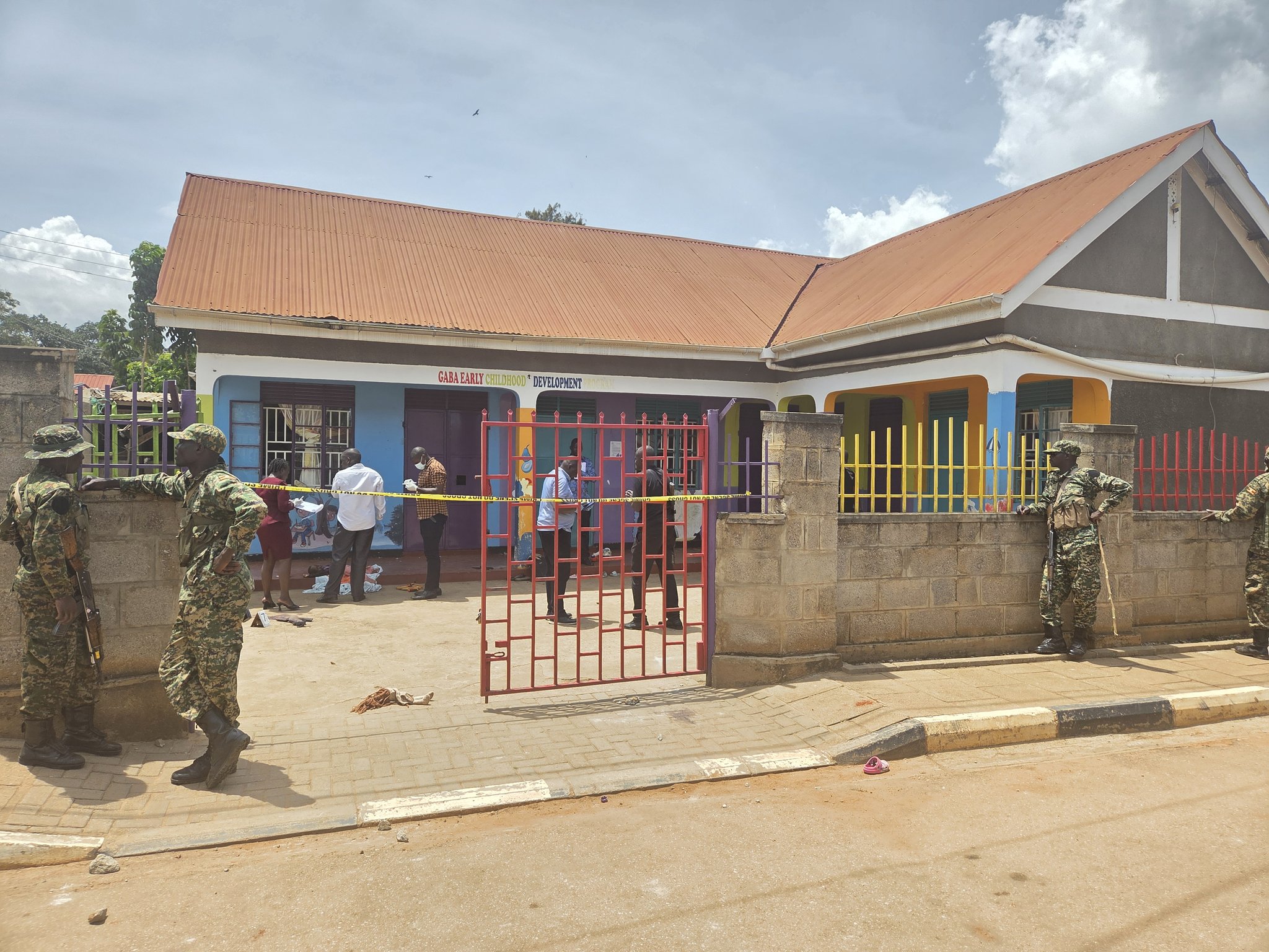 SCHOOL HORROR! Bloodbath in Makindye as Knife-Wielding ‘Terrorist’ Slaughters Four Children at Ggaba Kindergarten — IGP Byakagaba Rushes to Scene!