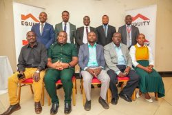 06 In the photo is Equity Bank officials and some of the school owners that attended the event.
