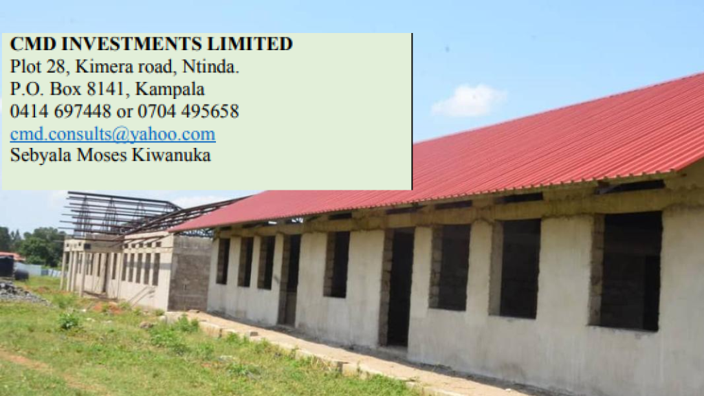 As structure at the Kijunjubwa seed secondary school. The contrcator has been given two weeks to complete construction of the multi-billion school.