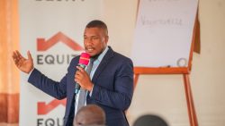 Brian Ddamba SME Business Development Manager, addressing School owners during a School Bridge Financing seminar