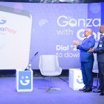 Officials from Centenary Bank launching the Gonza Pay Digital Wallet