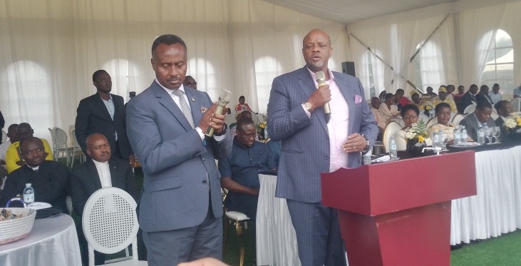 PLU vice chairman Toyota speaking at Kankinda's function