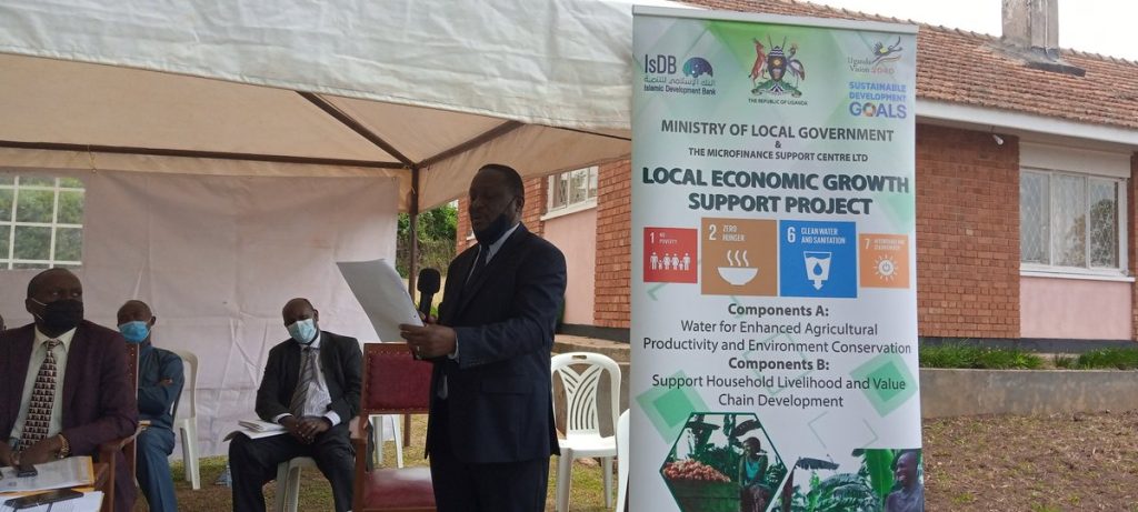 Eng. Paul Kasule Mukasa, the LEGS coordinator at a recent event