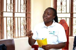 HFB Official trains farmers upcountry how HFB Vaccipay works as part of the MAAIF foot and Mouth control Campaignjpeg