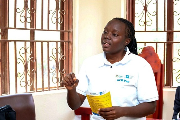 HFB Official trains farmers upcountry how HFB Vaccipay works as part of the MAAIF foot and Mouth control Campaignjpeg