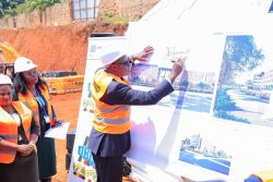 Musasizii at the ground breaking ceremony