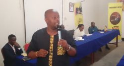 Polly Katwire addressing PLU mobilizers