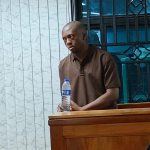 Samuel Muhindo Musyenene the Congolese National who has been Committed for trial on Money laundering charges.