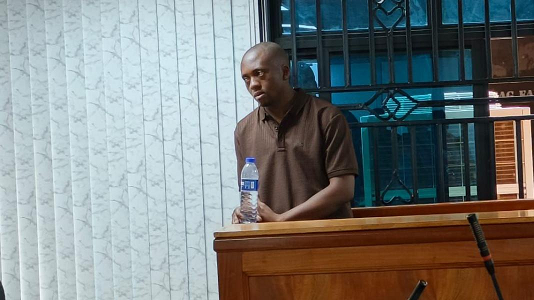 Samuel Muhindo Musyenene the Congolese National who has been Committed for trial on Money laundering charges.