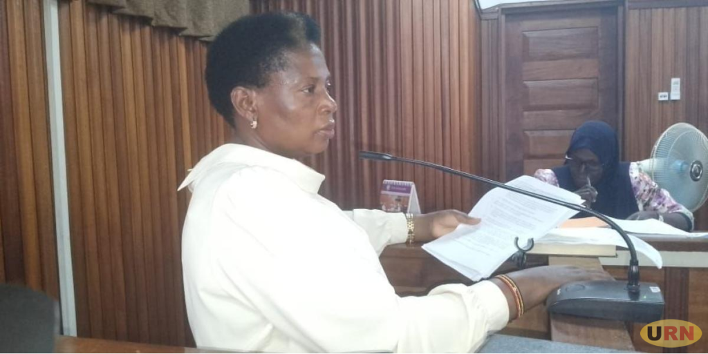 Lwengo District Woman Member of Parliament Cissy Dionozia Namujju, testifying before Masaka High Court to defend her election victory