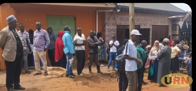 Parents outside the school premises